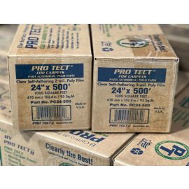 4 Rolls of 24" x 500' Carpet Protection Bundle