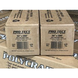 18 Pack 36" x 200' Poly Craft Mask Bundle